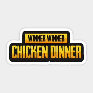 winner winner chicken dinner Sticker